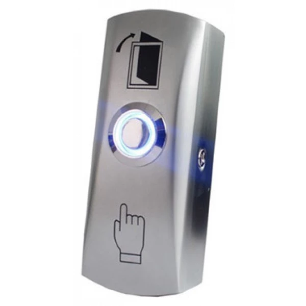AK 2RB LED Exit, Praėjimo sistemos mygtukas (NO, COM siauras, virštinkinis)