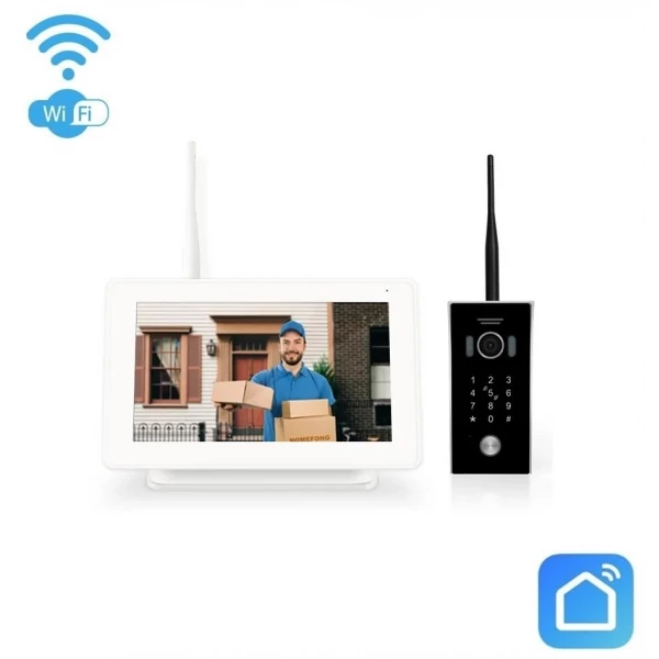 Belaidės SMARTHOME video telefonspynės komplektas. Naujiena!