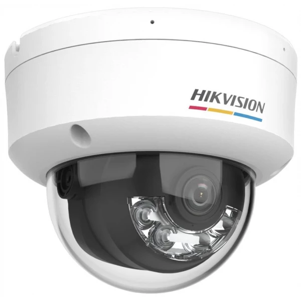 Hikvision dome DS-2CD1147G2H-LIUF F2.8 (balta, 4 MP, 30 m IR, 30 m. LED, Hybrid Light))
