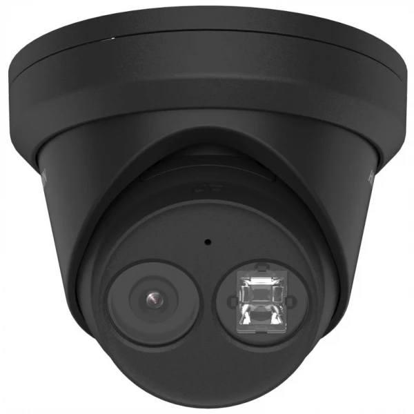 Hikvision dome DS-2CD2343G2-IU F2.8 (juoda, 4 MP, 30 m. IR, AcuSense)