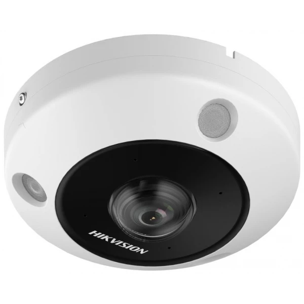 Hikvision fisheye DS-2CD2955G0-ISU (balta, 5 MP, 8 m. IR)