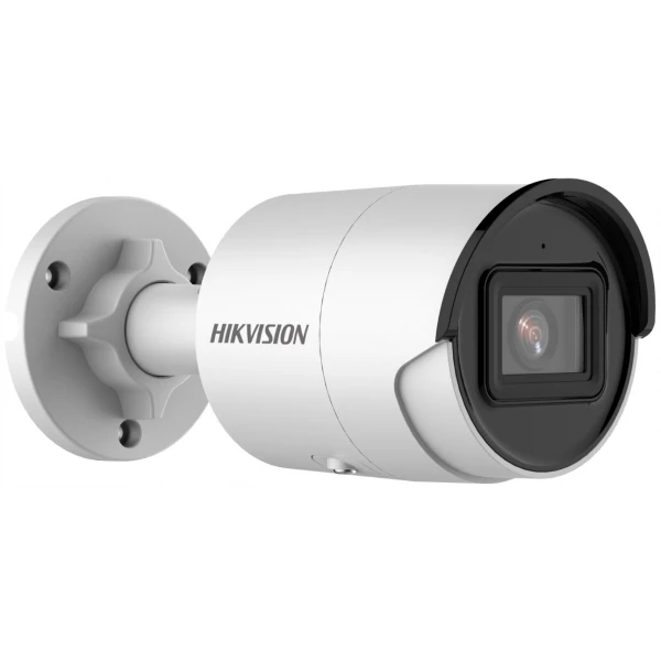 Hikvision bullet DS-2CD2063G2-IU F2.8 (balta, 6 MP, 40 m. IR, AcuSense)