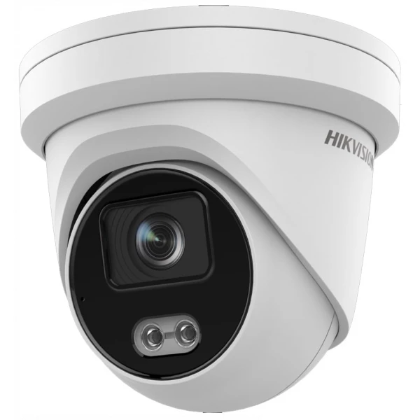 Hikvision dome DS-2CD2347G2H-LIUeF F2.8 (balta, 4 MP, 40 m. IR; 40 LED, Hybrid Light)