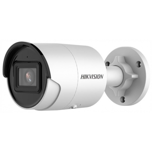 Hikvision bullet DS-2CD2066G2-IU(C) F4 (balta, 6 MP, 40 m. IR, AcuSense)