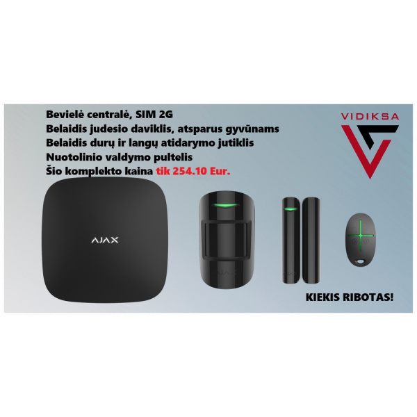 AJAX APSAUGOS SISTEMOS KOMPLEKTAS (STARTERKIT) - Image 2