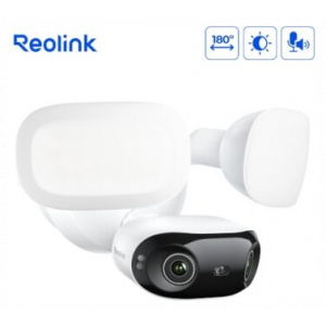 F751W Flood serija, Išmani 8MP 180° Panoraminė kamera su pašvietimu, Reolink